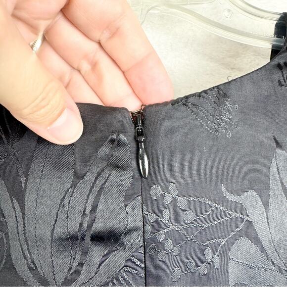 Misa Los Angeles Revolve Charlize Long Sleeve Jacquard Mini Dress Black Size 2 - Picture 14 of 16